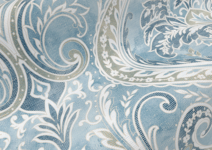 Cipriani, French Blue - Twist&Fit Roller Blind - Image 4